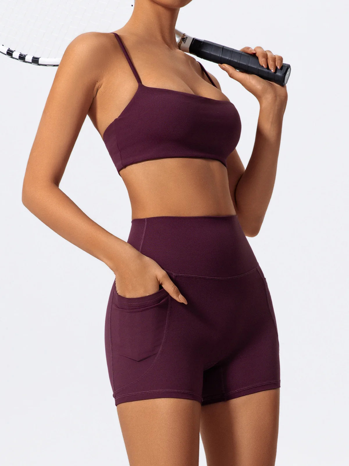 LezyanXR Yoga Leggings Quad Pants Moisture Wicking Quick Drying Breathable Fitness Sports Gym Workout Clothes Shorts for Women