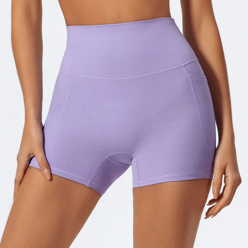 LezyanXR Yoga Leggings Quad Pants Moisture Wicking Quick Drying Breathable Fitness Sports Gym Workout Clothes Shorts for Women