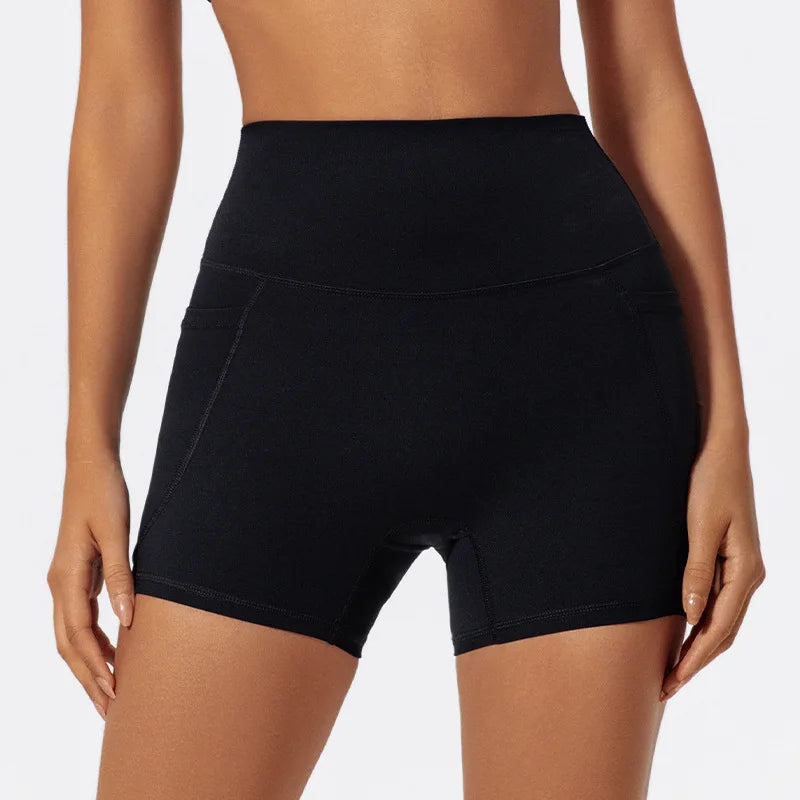 LezyanXR Yoga Leggings Quad Pants Moisture Wicking Quick Drying Breathable Fitness Sports Gym Workout Clothes Shorts for Women